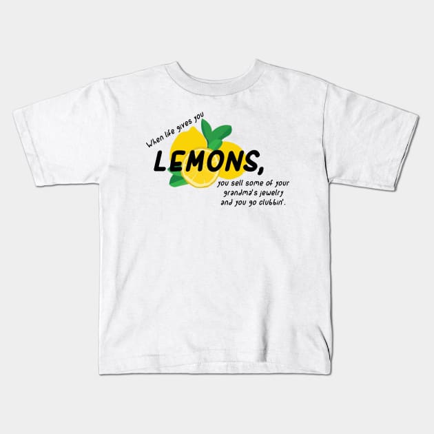 Lemons One Kids T-Shirt by jkwatson5